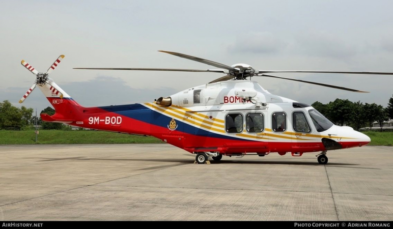 Agusta AW139 Malaysia Fire & Rescue Department, Air Unit