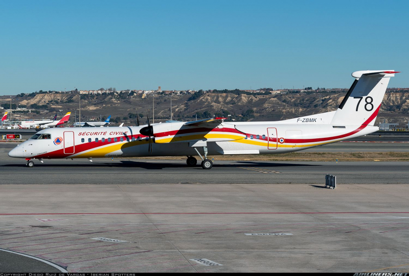 Dash 8 Milan Sécurité Civile