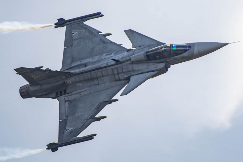 Gripen solo Display HUN