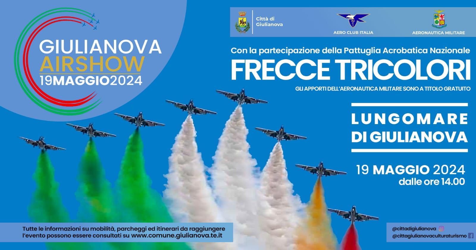 Lungomare di Giulianova 19 mai 2024 Airshow Display