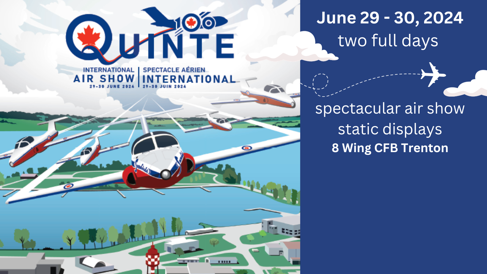 Quinte International Air Show 29 30 juin 2024 Airshow Display
